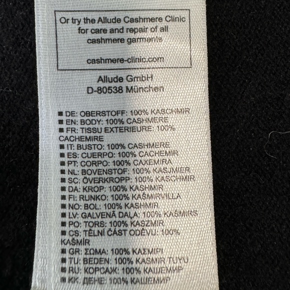 Allure Women's 100% Cashmere Black Sweater Sz XS - Picture 8 of 13